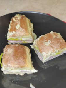 Cuban Sliders Serving Suggestion